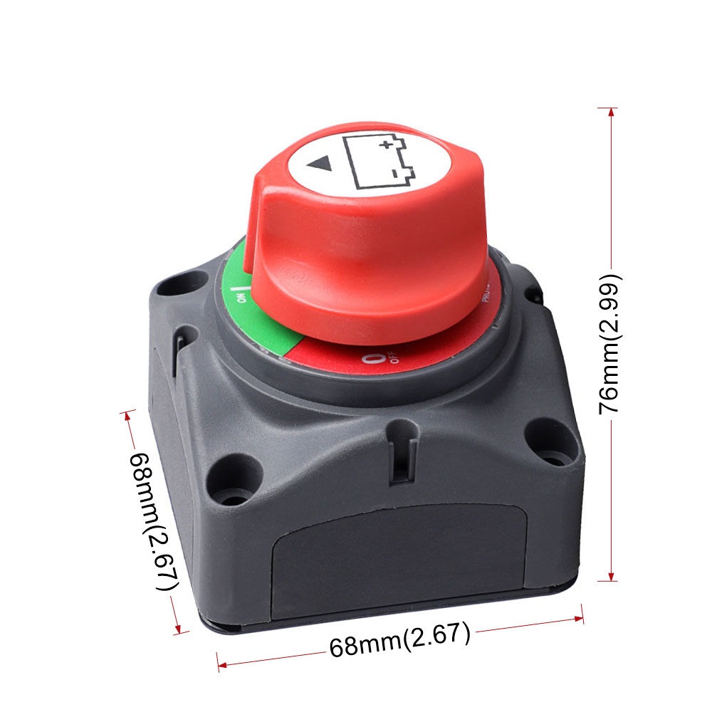 12V 300A キーバッテリーセレクターアイソレータ切断ロータリースイッチ回路カッターキャンピングカー自動車 RV マリンボート用