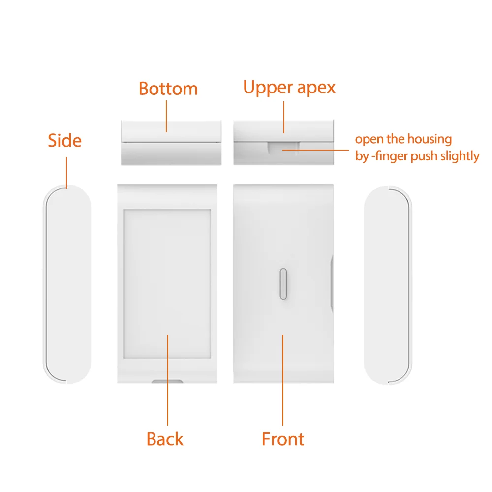 Ostaniot 433MHz eV1527 Wireless Glass Break Vibration Sensors Door Window Alarm Detector Anti Theft For Home Security Kit