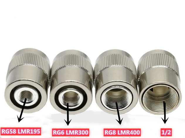 10 шт., мужской припой UHF для коаксиального кабеля RG58 LMR195/RG6 LMR300/RG8 LMR400/1/2