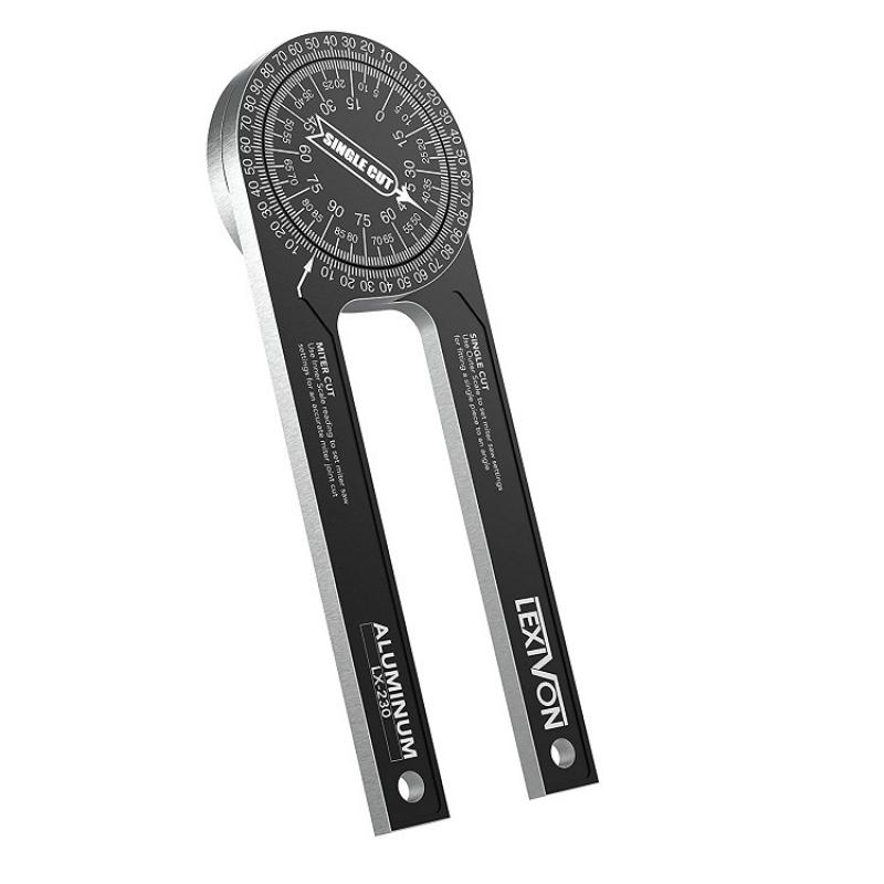 Woodworking 360 Pengukur Sudut Horizontal, Pengukur Sudut, Kotak Kayu, Pencari Lokasi Pemotongan Kayu