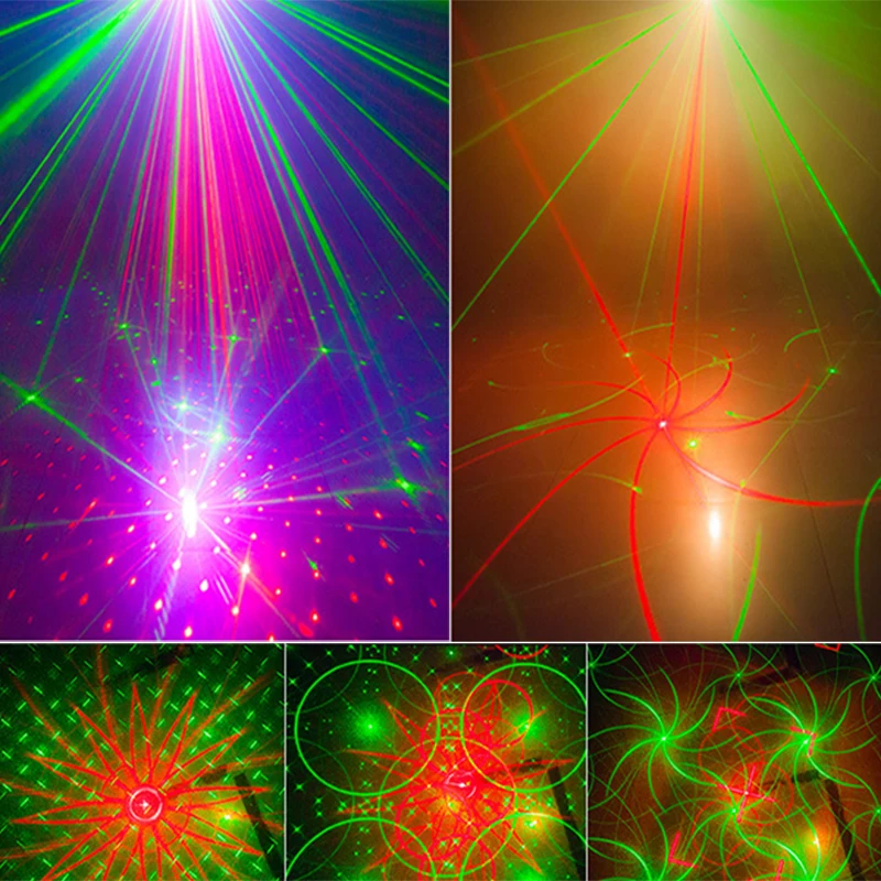 Disco LED 60 รูปแบบRGBเลเซอร์โปรเจคเตอร์โคมไฟWireless Controllerเวทีไฟบ้านDecotrative Party DJ KTV Ball