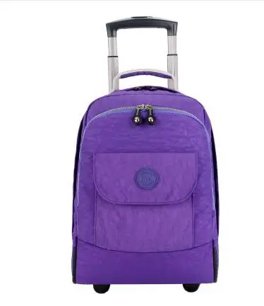 Mochilas com rodas para laptop, à prova d'água, viagem, carrinho, mochila de grande capacidade, para carregar com bagagem