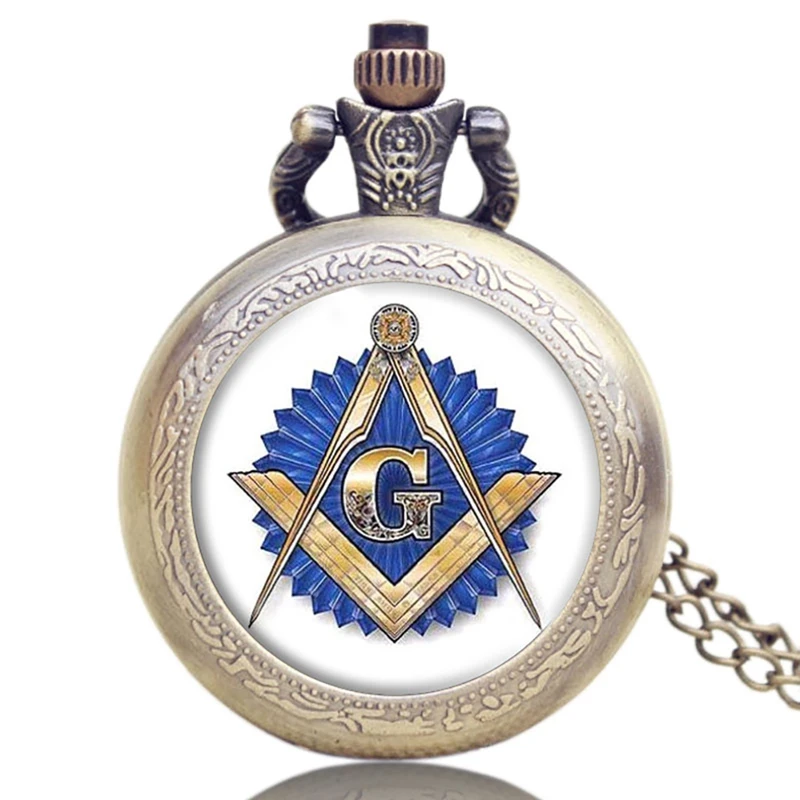 Đồng Hội Tam Điểm Freemasonry Chrome Vuông Và La Bàn Mason Retro Vòng Cổ Mặt Dây Chuyền Thạch Anh Đồng Hồ Bỏ Túi Quà Tặng Tốt Nhất Cho Freemason