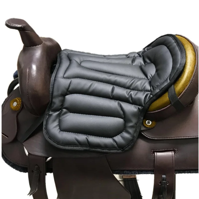 Reiten Sattel Pad Weiche Reit Sitz Pad Reiten Ausrüstung Umfassende PU Sattel Pad Westlichen Sattel Pad Schmerzlos