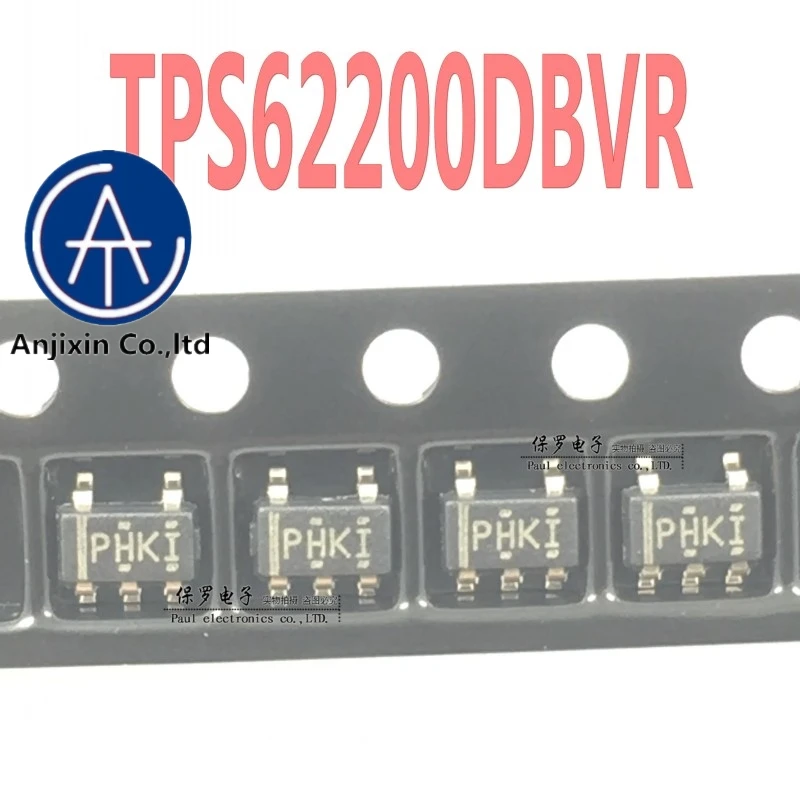 Regulador de conmutación original y nuevo 100%, pantalla de seda PHKI SOT23-5, TPS62200DBVR TPS62200, 10 Uds.
