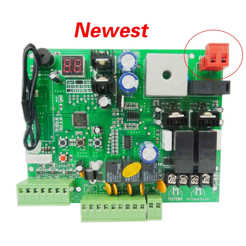 Placa PCB de tipo Universal para abridor de puerta oscilante, Panel automático de 24V, sistema de centro de Control inteligente
