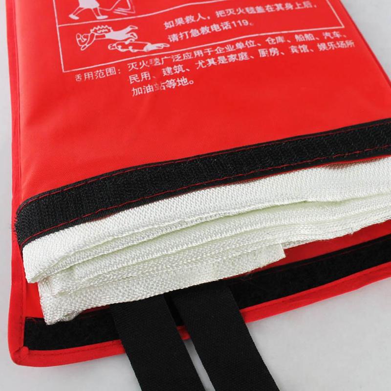 1 pz 1M X 1M coperta antincendio in fibra di vetro sopravvivenza di emergenza riparo antincendio coperta antincendio coperta antincendio di emergenza