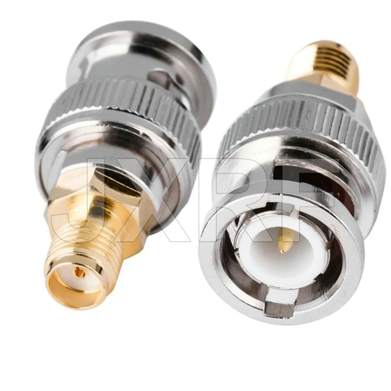 2 Chiếc SMA Nam Nữ Sang BNC Nam Nữ Adapter Dành Cho Các Thiết Bị Mạng LAN Không Dây, Cáp Đồng Trục, WiFi hàm Hay Máy Bộ Đàm Cầm Tay,