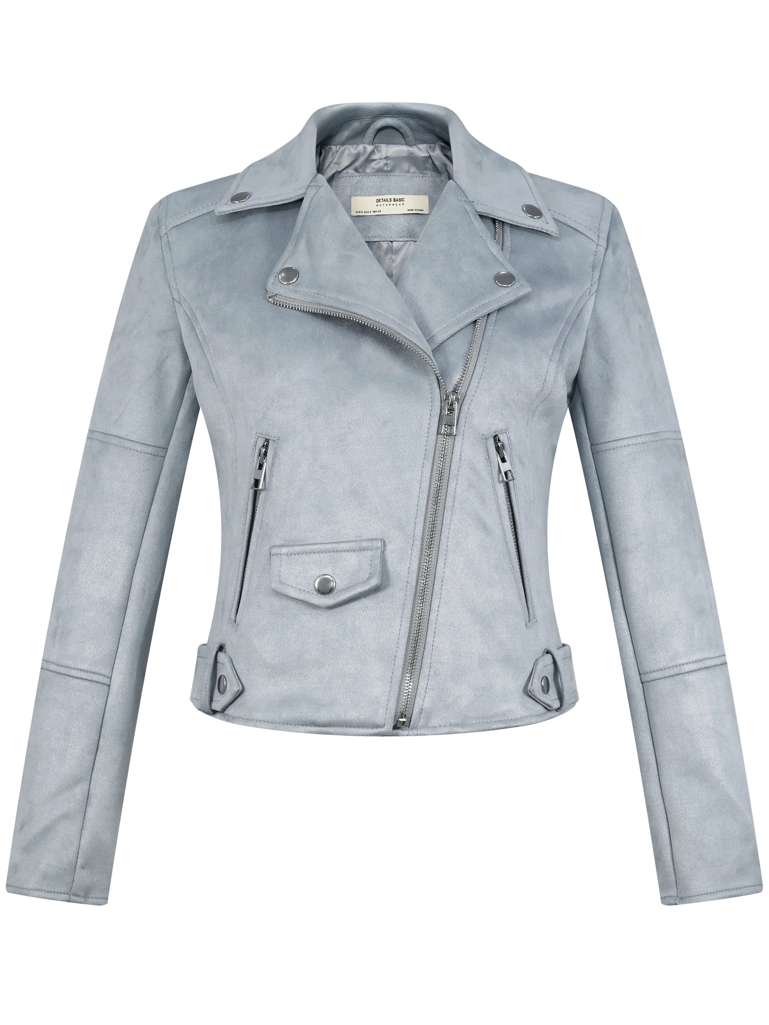 女性用スエードバイカージャケット,カジュアル,ショート,レッド,マット,ストリートウェア,秋冬服,新品,2020