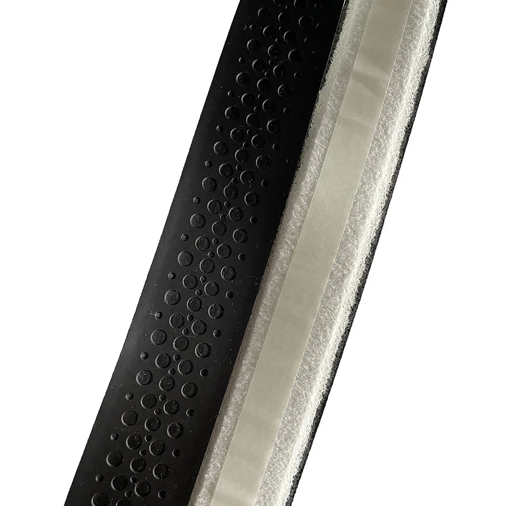ZARSIA-หนัง PU ไม้เทนนิส REPLACEMENT Grip,หนังสีดําหนา,4 ชิ้น