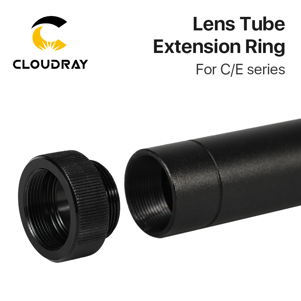 Cloudray E Series Lens Tube Extension Ring CO2 O.D.25mm Lens Tube for D20 F63.5mm/127mm Lens for CO2 Laser Cutting Machine