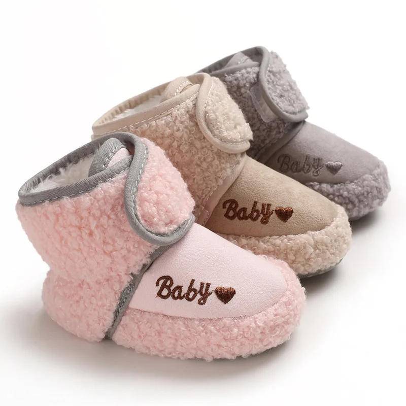 Neugeborenen Winter Infant Schuhe Baby Mädchen Jungen Bogen Knoten Baby Stiefel Casual Turnschuhe Nicht-slip Weiche Sohlen Wanderschuhe alter für 0-18M