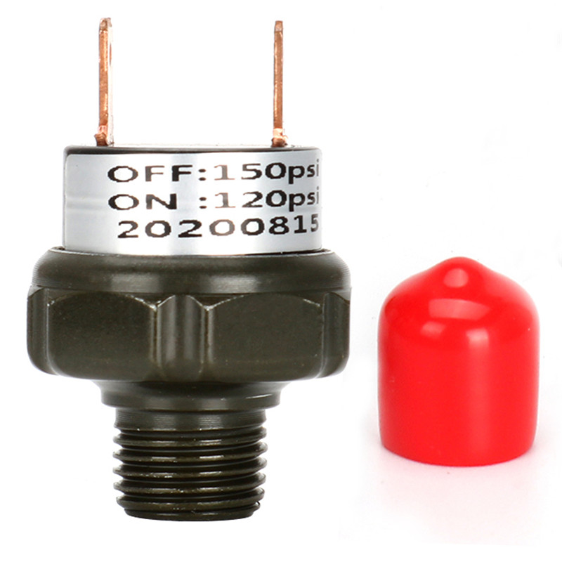 90-120PSI 120-150PSI 150-180PSI новый переключатель давления воздуха, резьба крепления бака 1/4 дюйма NPT 12 В/24 В для запасной части воздушных рожков шлейфа