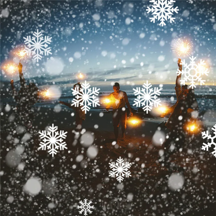Proyector de luces LED para nevadas, lámpara de proyección de copos de nieve para Navidad, fiesta al aire libre, boda, paisaje que cae
