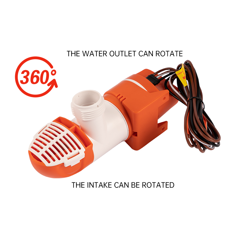 Seaflo ボートウォーターポンプヨット狭い水平自動ビルジポンプ吸引ポンプ誘導排水 DC 12V24V