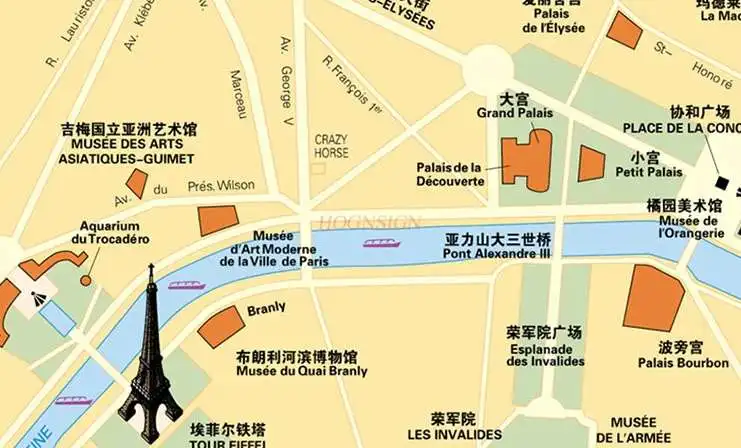 França mapa de viagem paris frança mapa chinês e inglês filme de dupla face à prova dwaterproof água dobrável resistente pontos de compras