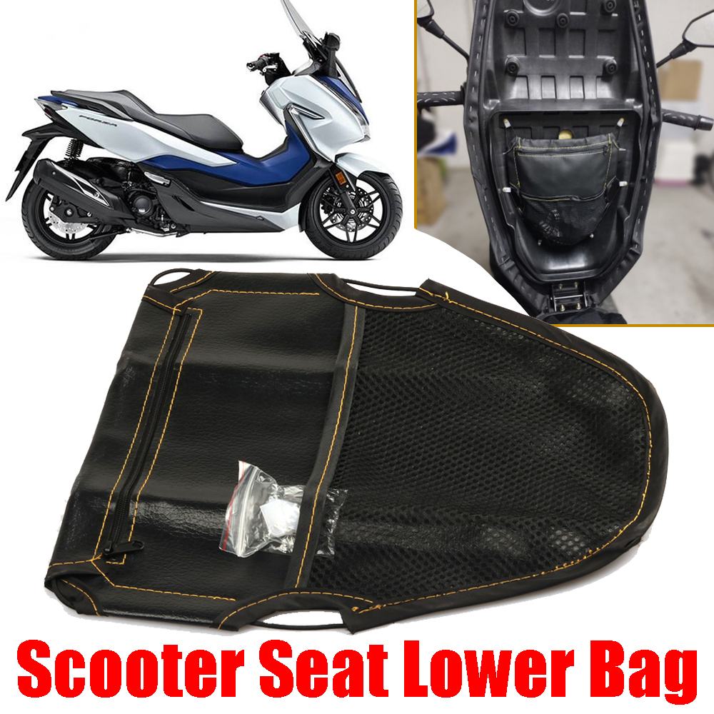 Para xmax pcx150 tmax nmax pcx vespa força 125 300 350 750 saco de assento da motocicleta sob bolsa de armazenamento saco de ferramentas