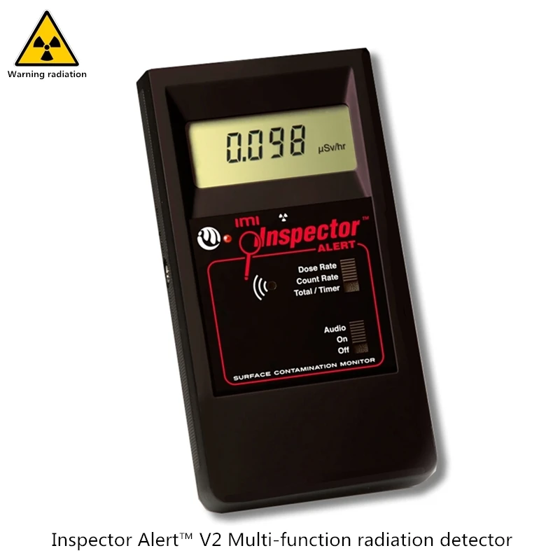Aanbevolen "Inspector Alert V2" Multifunctionele nucleaire stralingsdetector gamma beta alpha en röntgenstralingsdetector