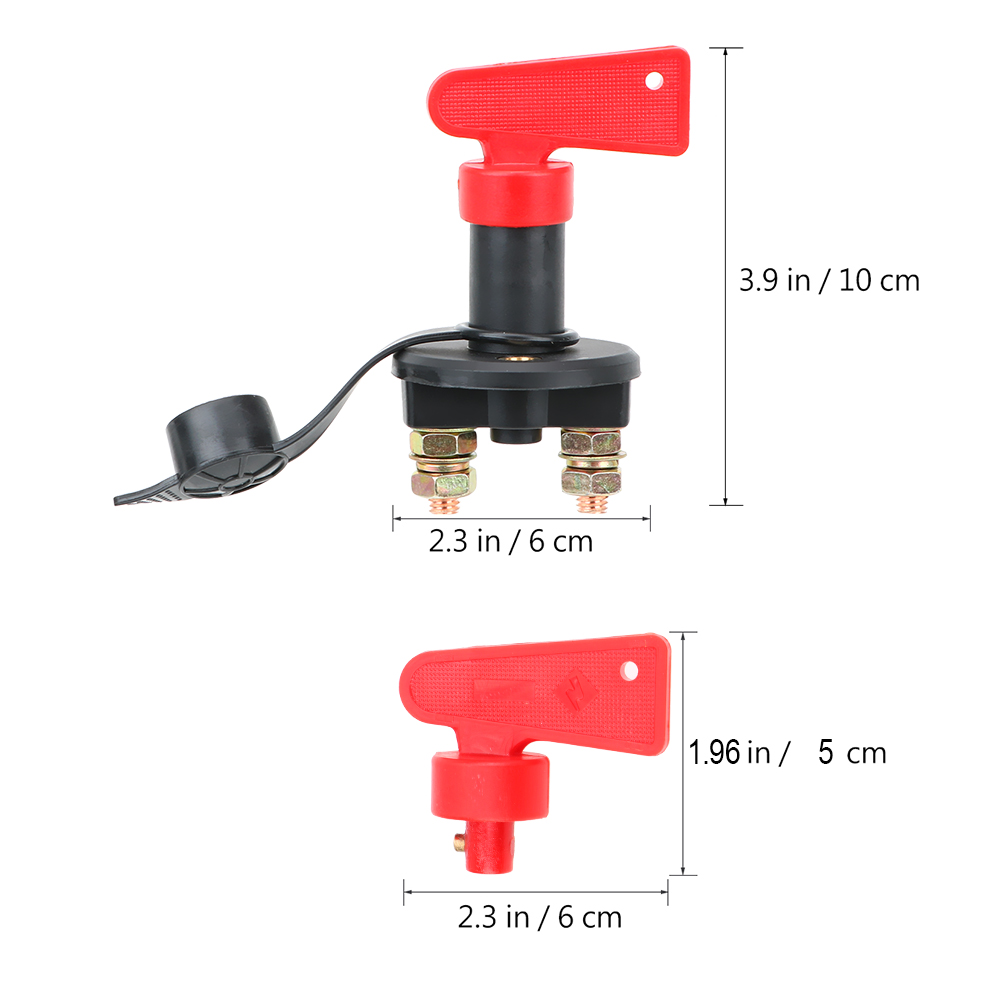 24V 400A Auto Battery Disconnect Switch Power Isolator Cut Off Kill Control Car Accessories Universal For Truck Boat Marine ATV