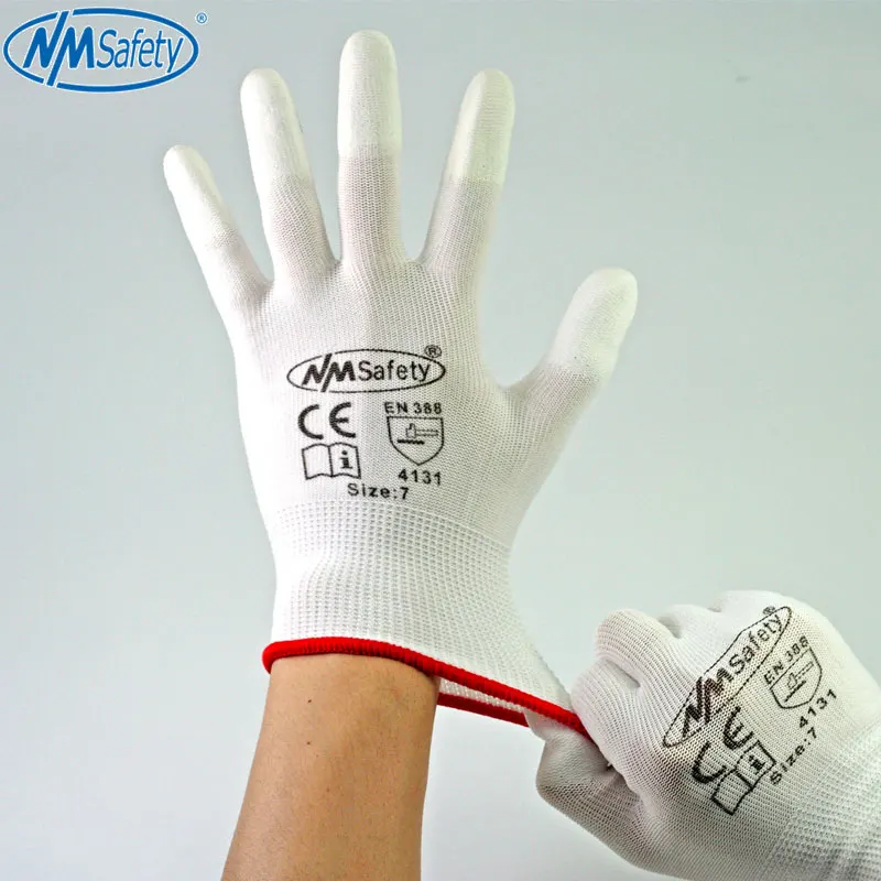 Anti Static ESD Safe Universal White Gloves Electronic Working Gloves PC Computer Antiskid for Finger Protective Free Shipping