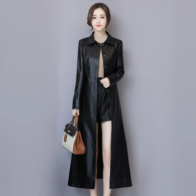 Neu Frau Schaffellmantel Herbst Winter 2025 Mode Warm halten Lange Jacke Dicker Schafsledermantel Wildleder-Oberbekleidung Weiblich