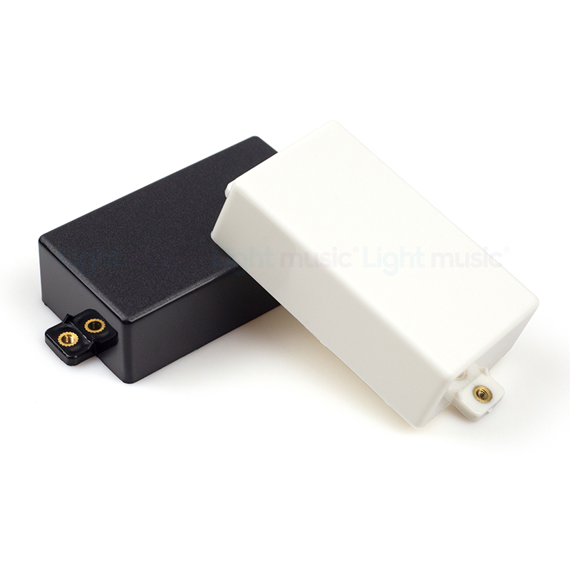 Carcasa de pastilla Humbucker sellada de plástico mate para piezas de guitarra eléctrica cubierta Humbucker sellada