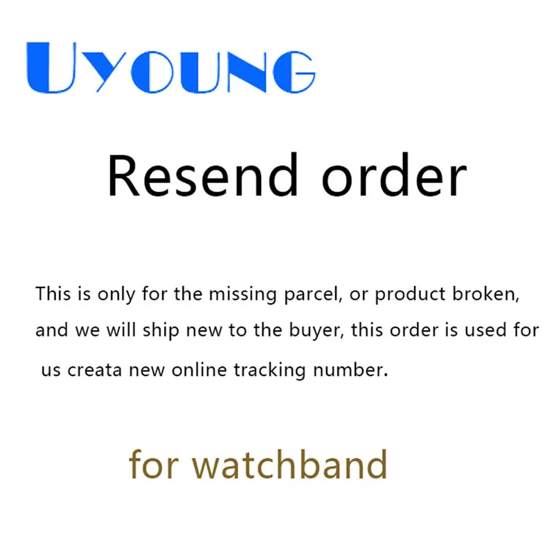 Reissue correct products re-send order/not resend not order Special category