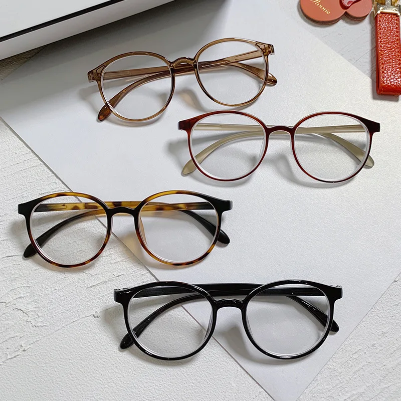 Montura de gafas para ordenador para hombre y mujer, anteojos redondos antiluz azul, con bloqueo, ópticos, novedad de 2021