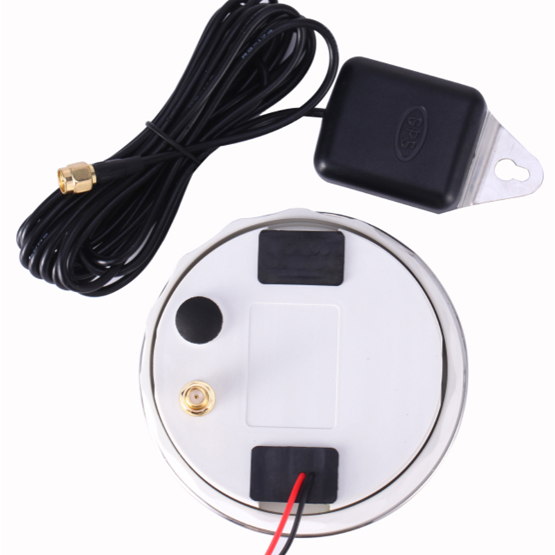 85 ミリメートル GPS スピードメーター走行距離計調整可能なトリップ ODO COG 電圧計 TFT スクリーンスピードゲージモーターヨットボート車船外機エンジン