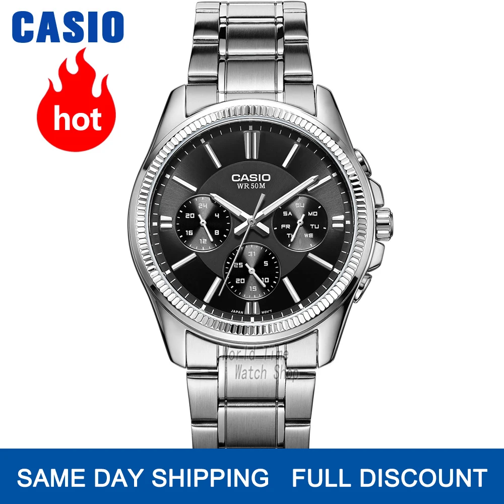 Reloj de pulsera Casio reloj de pulsera para hombre de marca superior de lujo de cuarzo watche impermeable luminoso hombre reloj deportivo reloj militar relogio masculino erkek kol saati montre homme zegarek meski 1375