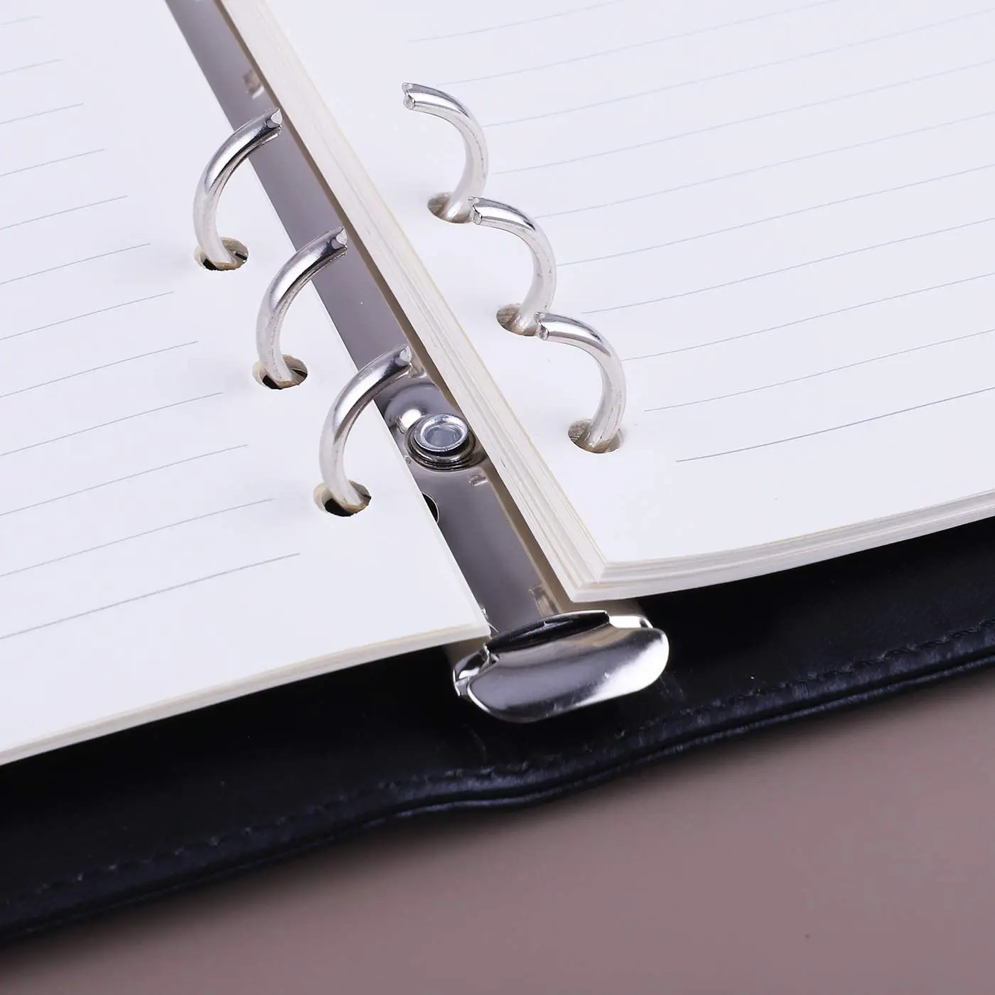 A5 Binder PU หนัง 6 แหวนโน้ตบุ๊ค Binder สําหรับ A5 ฟิลเลอร์กระดาษ, เติม A5 Personal Planner Binder พร้อมแม่เหล็ก