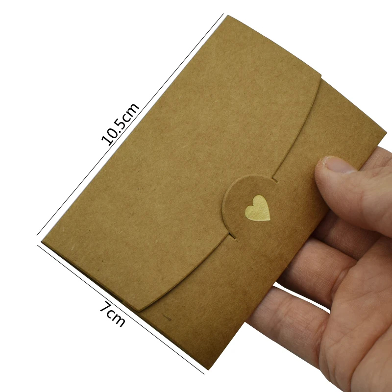 20pcs Mini Paper Envelopes Small Greeting Card Name Card Envelope for Letter Wedding Invitation