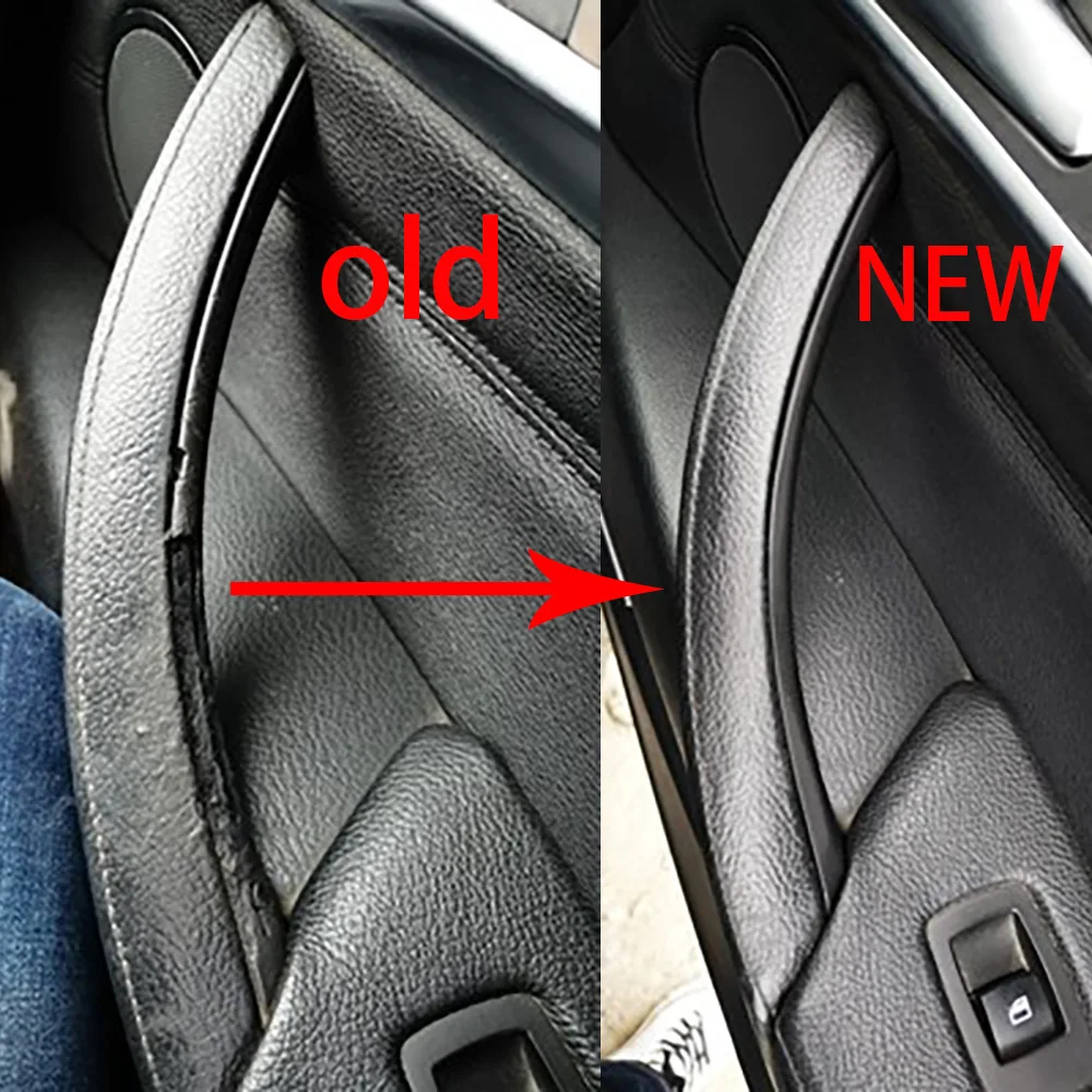 Cao Xe Chất Lượng Bên Trong Cửa Bảng Điều Khiển Tay Cầm Kéo Viền Bao Da Phụ Kiện Ô Tô Cho Xe BMW E70 X5 E71 E72 X6 SAV