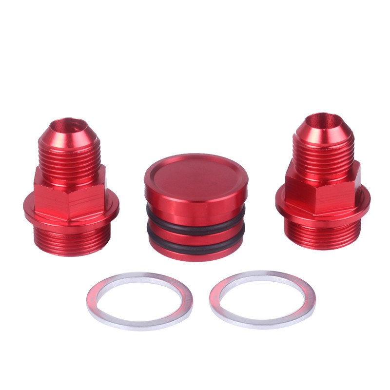 MSCRP Fitting & PLUG BREATHER BLOCK Belakang untuk HONDA ACURA B16 B18 M28 Sampai 10AN MSCRP-YX00556