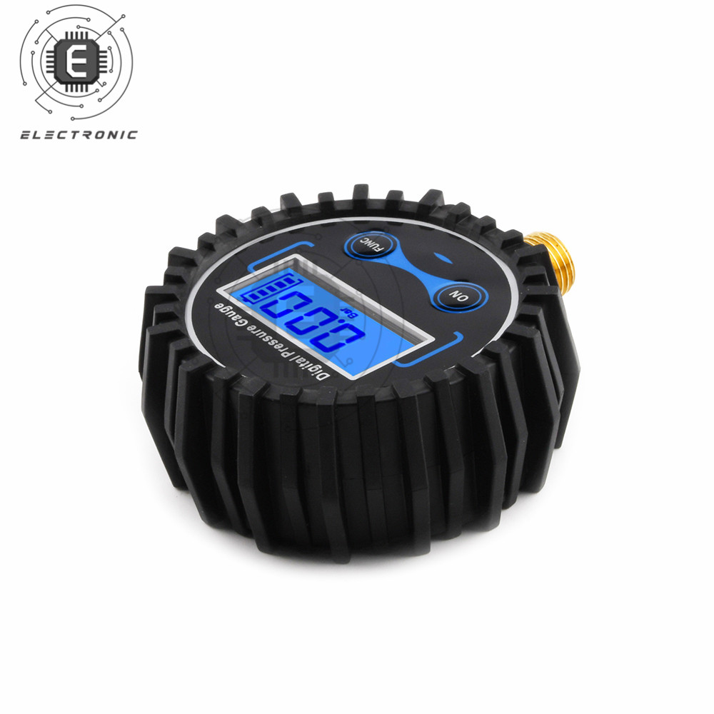 0-200psi digital pneu medidor de pressão de ar lcd manômetro medidor de pressão com luz led para carro caminhão motocicleta