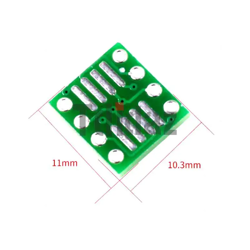 10 Chiếc Chì PCB Adapter Ban IC SMD Để Chấm So/Msop/Tssop/Soic/sop8 Sang Dip8 Cơ Thể Rộng Thân Hẹp 8pin