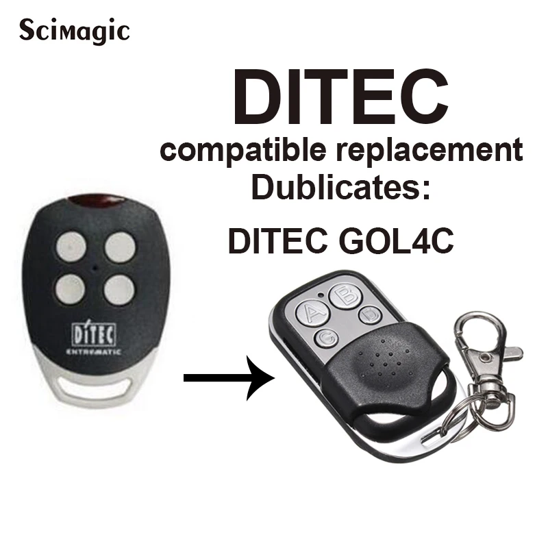 DITEC GOL4C Điều Khiển Từ Xa Cao Chất Lượng Copy 433.92MHz Điều Khiển Từ Xa Cho Nhà Để Xe Cửa Cổng Điều Khiển Từ Xa Duplicator