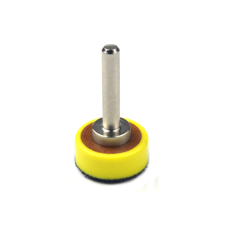 2 Stück 1 Zoll 25 mm Back-up-Schleifpad 2,35 mm Schaft oder M6-Gewinde 3 mm Schaft für Klett-Schleifscheiben für Dremel-Zubehör