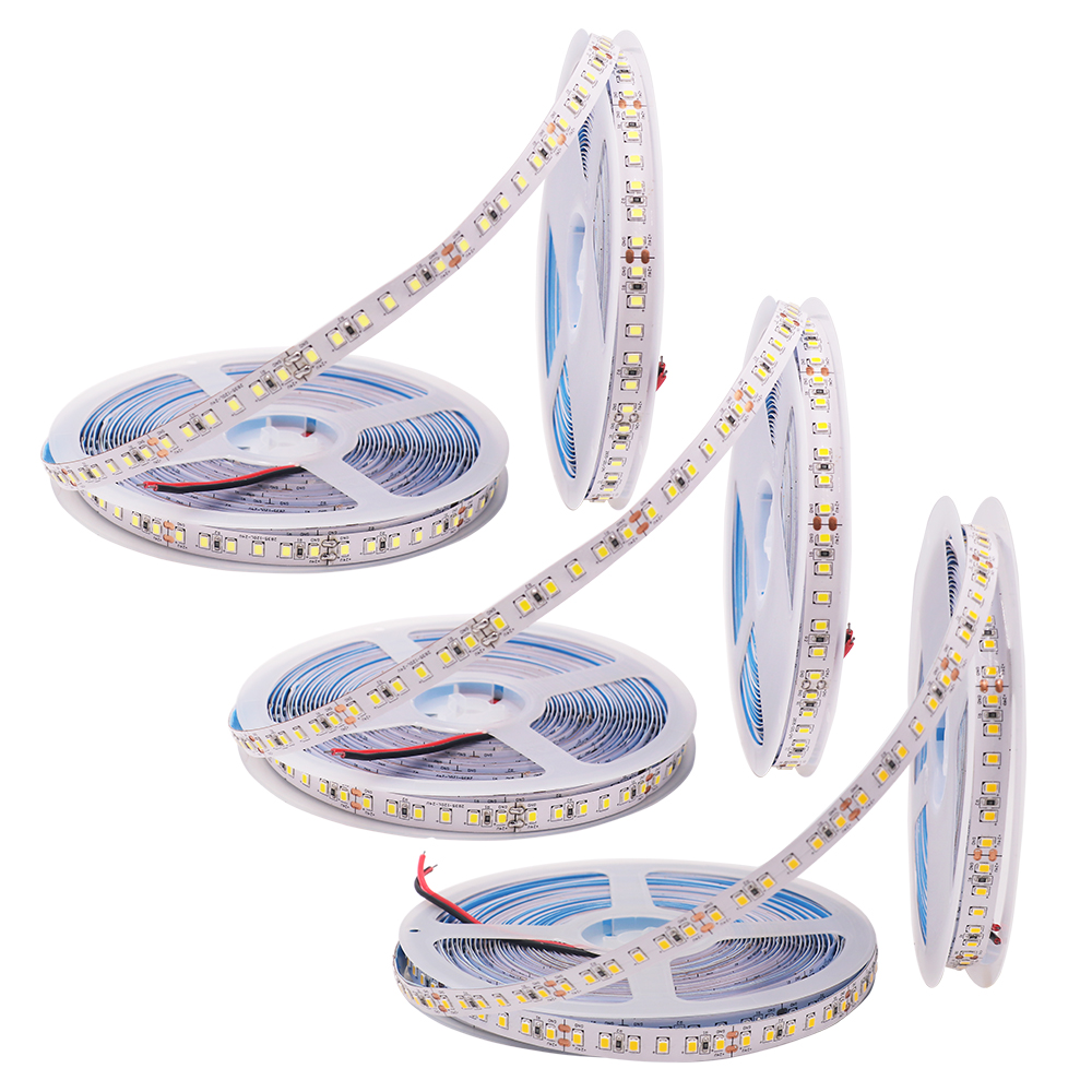 12V 24V 2835 LED Strip 5M 10M 15M 20Mเทปริบบิ้น 60/120/240/480 LEDสีขาวธรรมชาติ/อบอุ่นสีขาว/เย็นสีขาวตกแต่งบ้าน