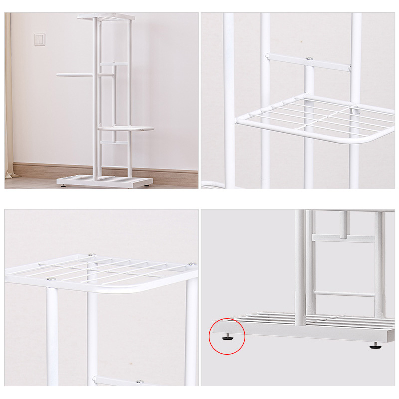 4 Tầng 5 Chậu Trồng Đứng Nhiều Hoa Giá Đỡ Kệ Dụng Cụ Bào Giá Để Lưu Trữ Và Màn Hình Hiển Thị Trong Nhà Vườn Ban Công
