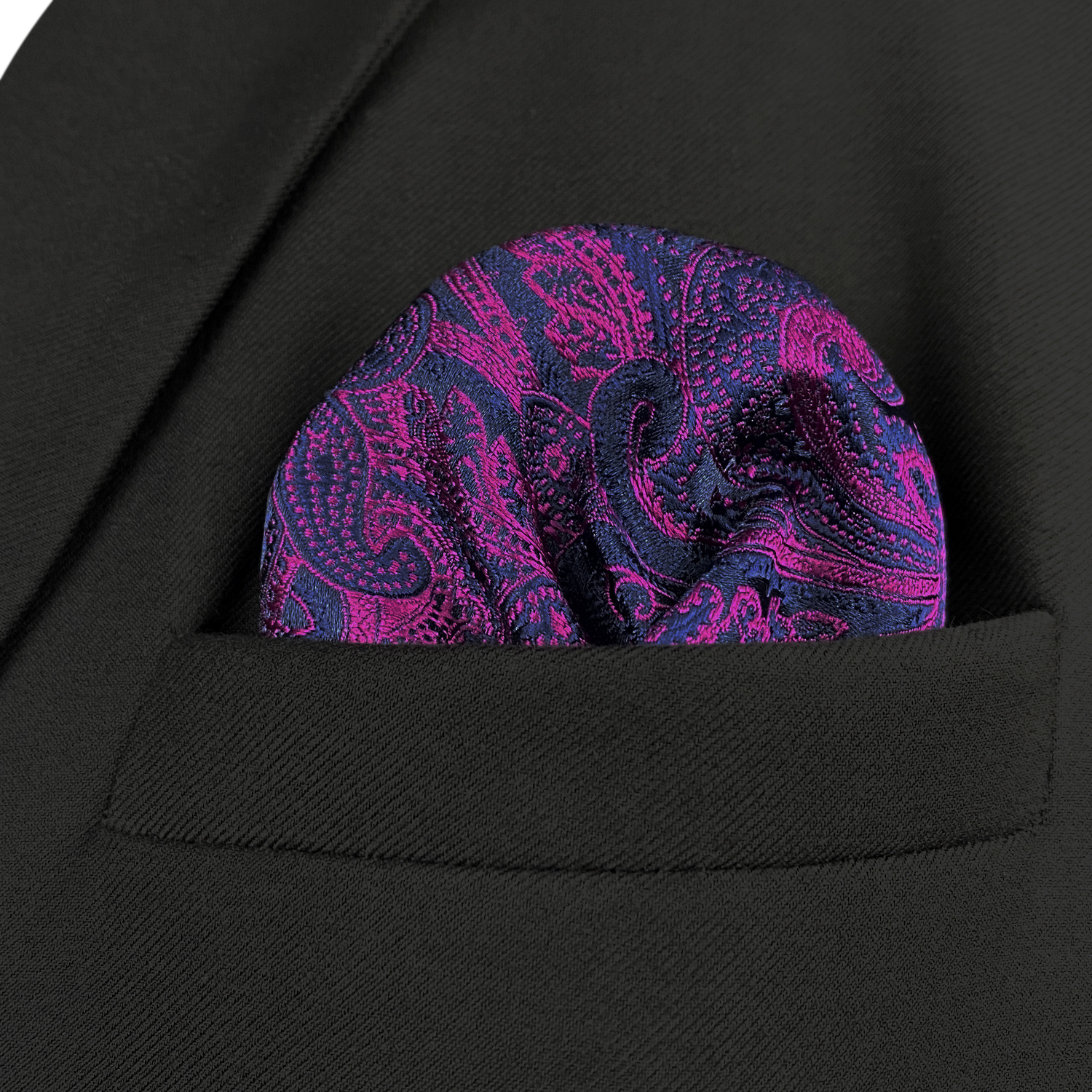 Paisley multicolore chaud hommes poche carré affaires mouchoir coloré grand 12.6 "32 cm cadeau de mode