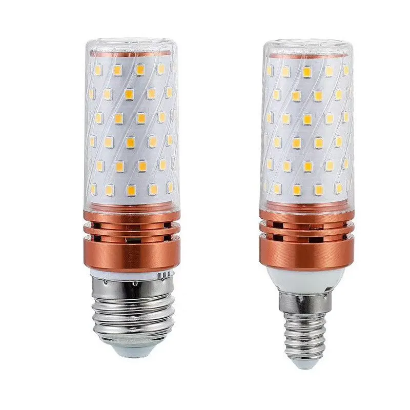LED Lampara E27 E14 bombilla de maíz bombillas 80LED SMD2835 220V 20W lámpara LED decoración del hogar candelabro iluminación de vela