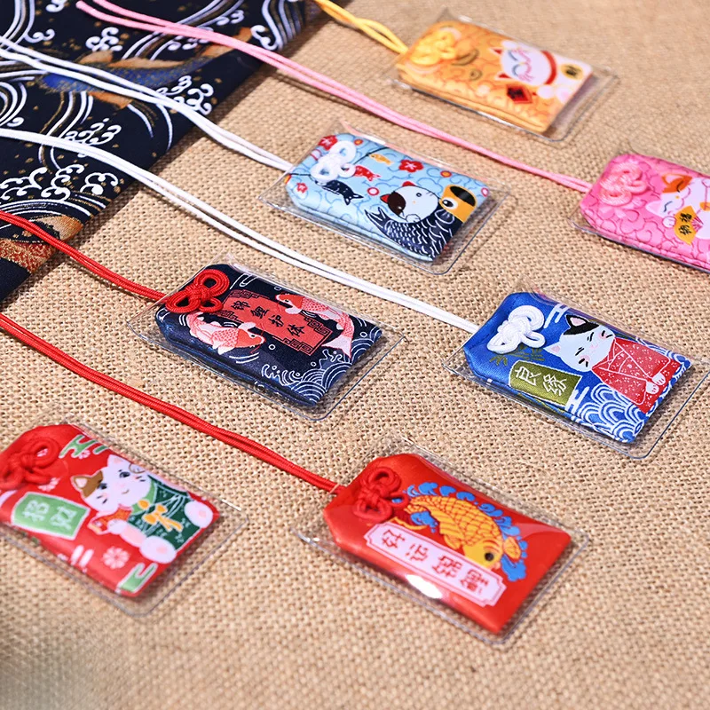 Nhật Bản Cầu Nguyện Omamori Cầu Tài Lộc Làm Đẹp An Toàn Sức Khỏe Bùa May Mắn Giàu Có Túi Bảo Vệ Vĩ Làm Chân Mặt Dây Chuyền Móc Khóa Cặp Đôi Quà Tặng