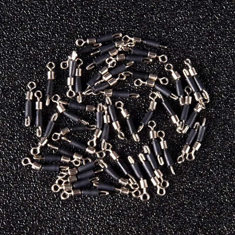 20 Cái/lốc Chịu Lực Xoay Lưỡi Câu Đầu Nối Nhanh Vòng Kim Lăn Dây Câu Cá Nhanh Chóng Liên Kết Cá Chép Phụ Kiện Câu Cá