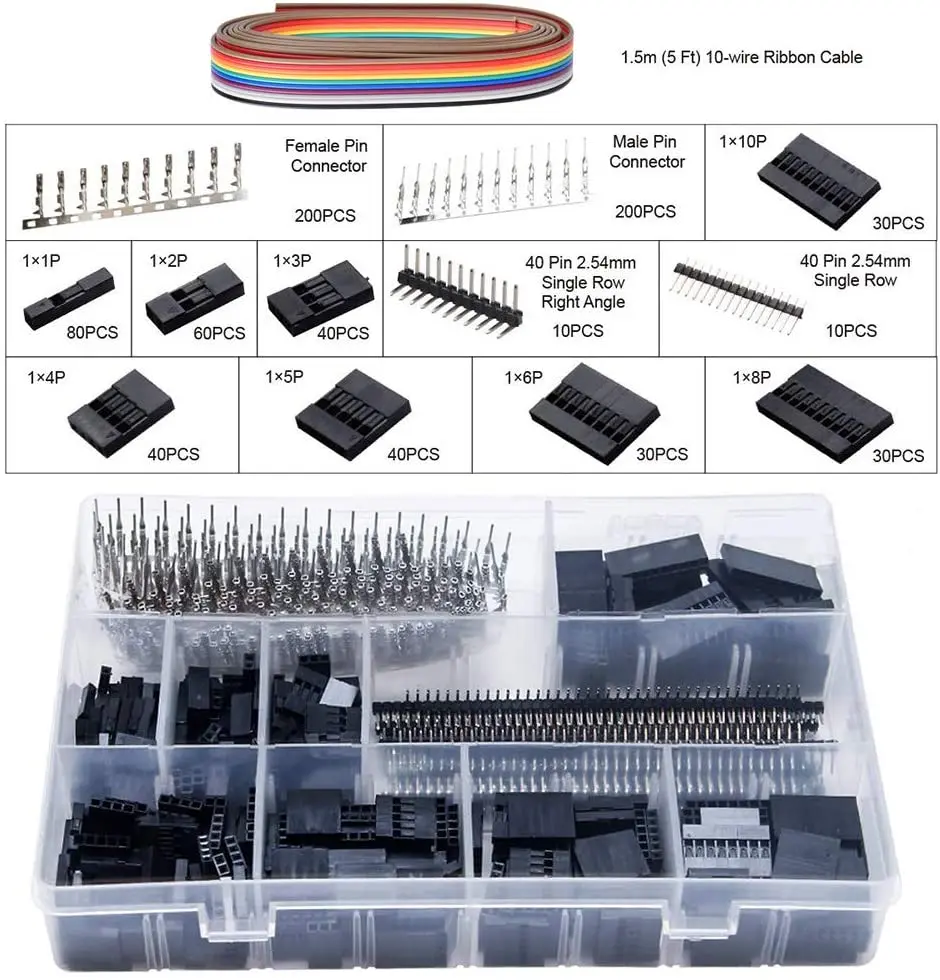 SN-58B 310 Cái/620 Cái/1550 Chiếc Bật Lửa Dupont Dụng Cụ Đóng Đnh Bộ Jst Xh Crimper Kìm Đầu Cuối Đầu Gia Cố Crimper dây Tay Bộ Dụng Cụ