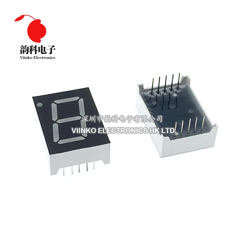 1pc 0.56 polegada display led 7 segmento 1 bit/2 bit/3 bit/4 bit tubo dígito vermelho cátodo comum/ânodo digital 0.56 polegada led 7 segmento