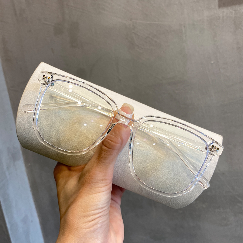 Transparant Computer Brilmontuur Vrouwen Mannen Anti Blauw Licht vierkante Brillen Blokkeren Bril Optisch Spektakel Lenzenvloeistof