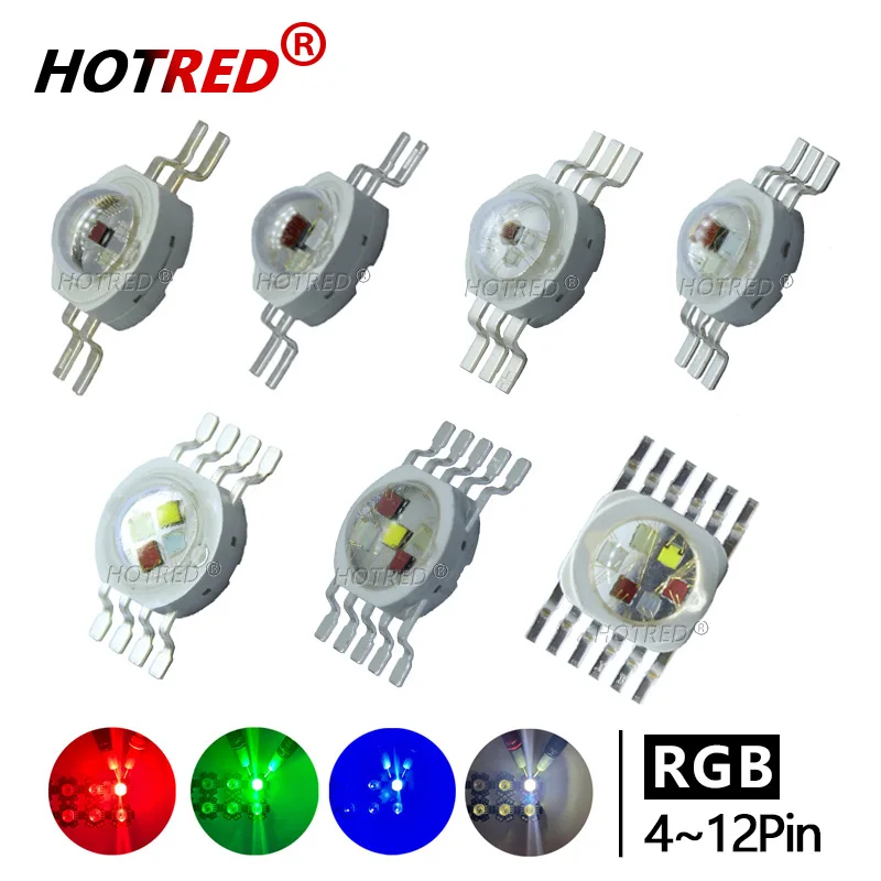 RGB RGBW RGBWW RGBWY RGBWYV LED Chip COB 3W 4W 5W 6W 8 W 9W 10W 12W 15W 18 W Nhiều Màu Sắc Cho 3 6 9 12 15 18 W W Đèn Sân Khấu hạt
