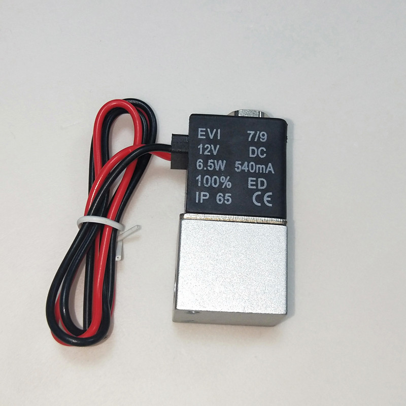 DC 12V 24V 110V 220V วาล์วขดลวดแม่เหล็กไฟฟ้า 1/4 "1/8" 2 WAY ปกติปิด Direct-acting วาล์วนิวเมติกสําหรับน้ําแก๊สร้อน