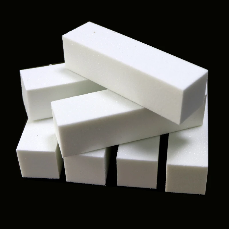 5/10/20 ชิ้นสีขาวบัฟเฟอร์ Sanding Block ไฟล์กรวดเล็บเล็บเคล็ดลับ Art เครื่องมือคุณภาพสูง DIY สําหรับนิ้วมือและเล็บเท้า